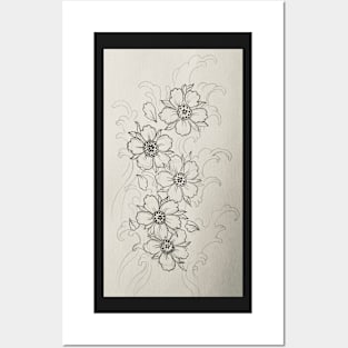 almond blossoms Posters and Art